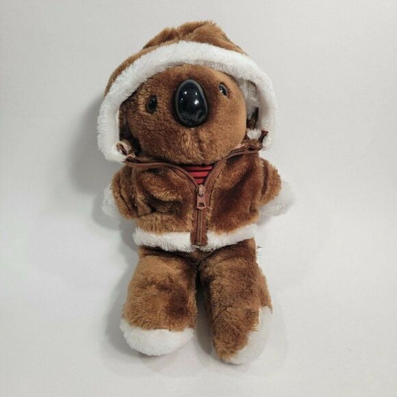 VINTAGE INTERPUR Brown  Koala Teddy  Bear Stuffed Animal Plush Toy 12" - Picture 1 of 9